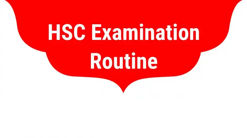 HSC exam routine Bangladesh PDF schedule education board timetable