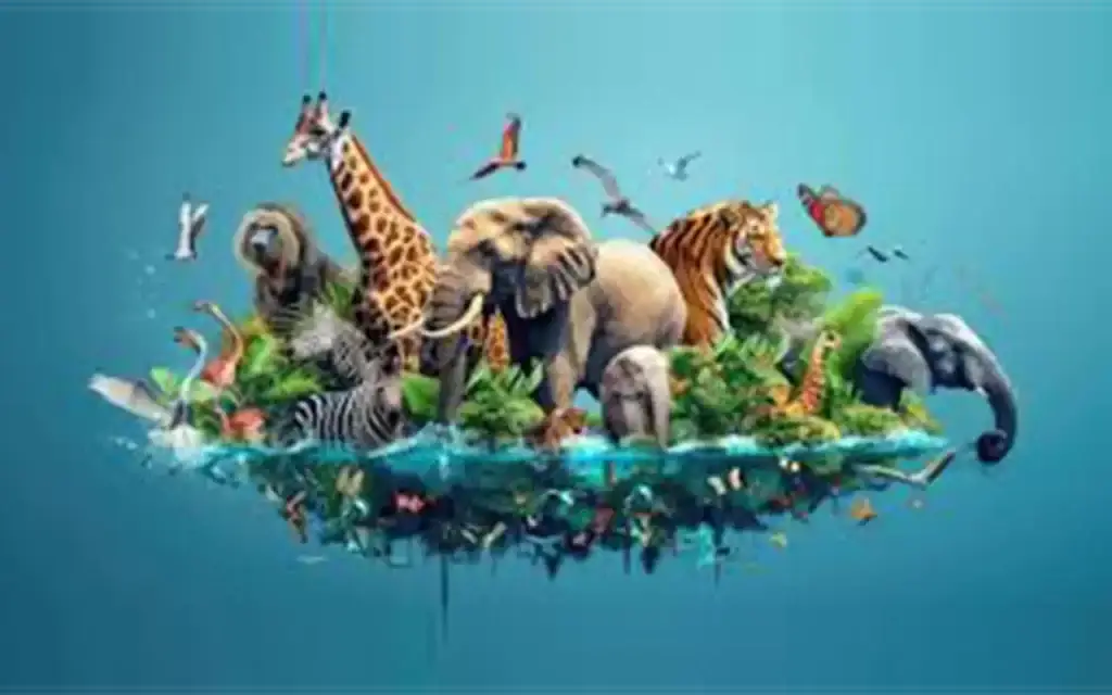 Wildlife and animals in natural habitat