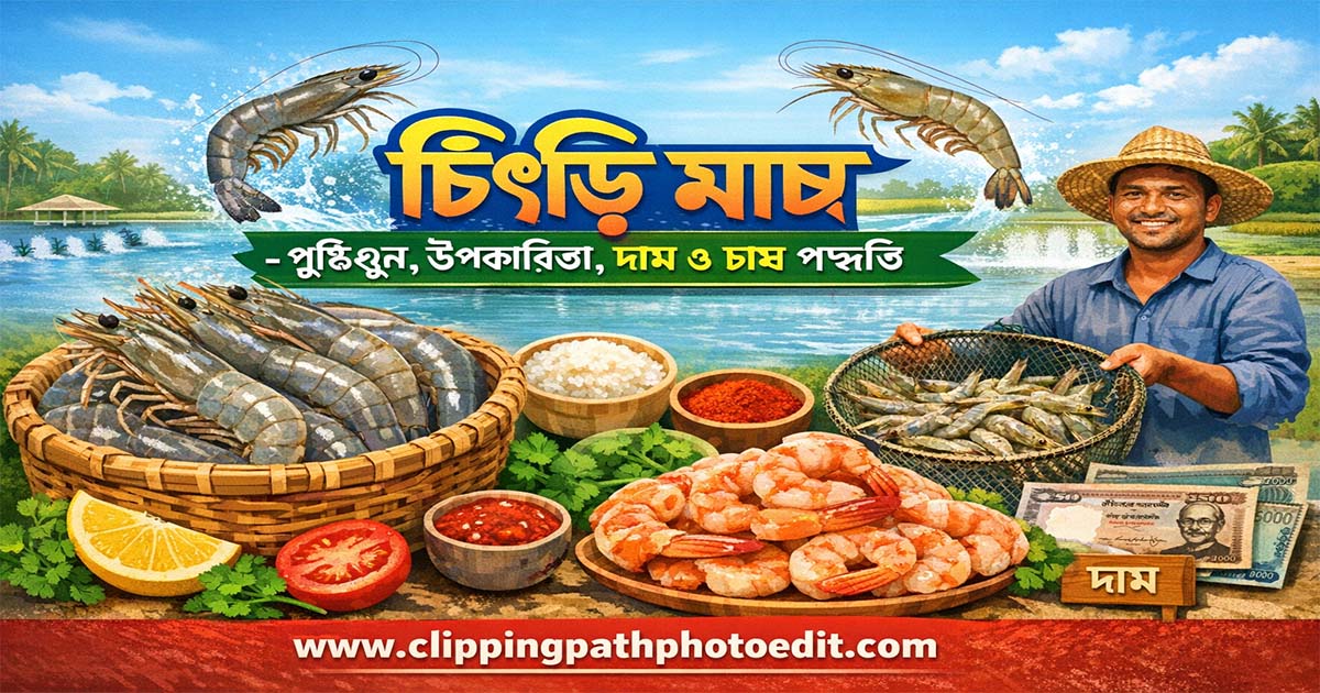 🦐 চিংড়ি মাছ – পুষ্টিগুণ, উপকারিতা, দাম ও চাষ পদ্ধতি